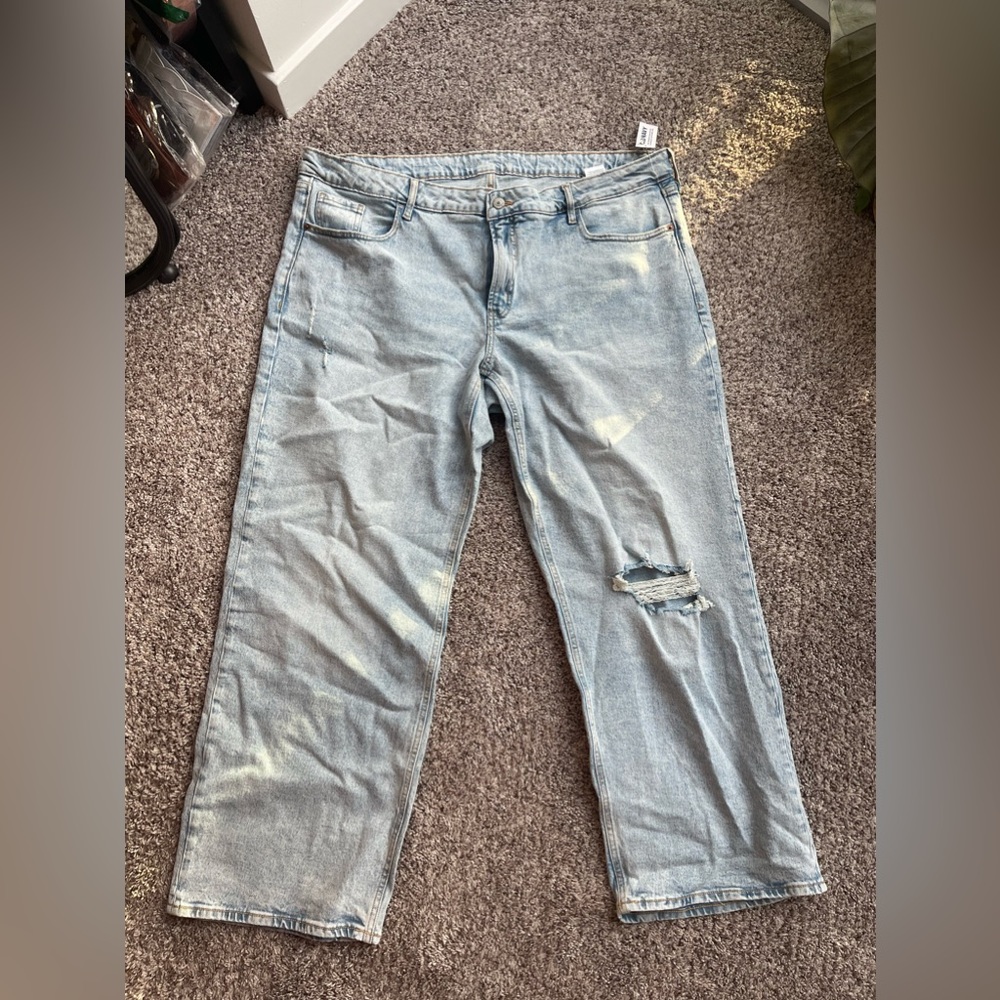 Plus size boyfriend style old navy jeans